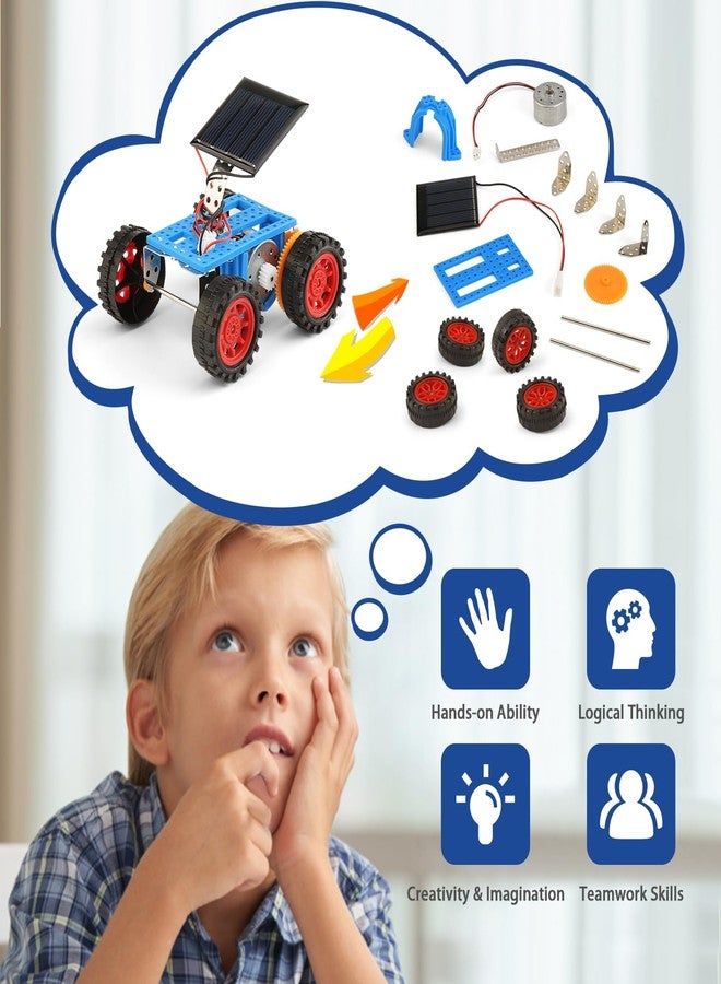 BeAndge Bulk STEM Solar Robot Kits, STEM Building Toys for 8 9 10 12 13 Year Old Boys Girls Crafts, Robotics Science Kits for Kids 8-12 8-10 12-14, Classroom School Gifts Engineering Coding Motor Car Projects - Image 2